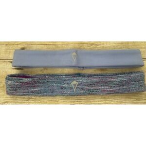 Ivivva By Lululemon Lot 2 Girls Headbands Solid Colors Purple‎ Blue